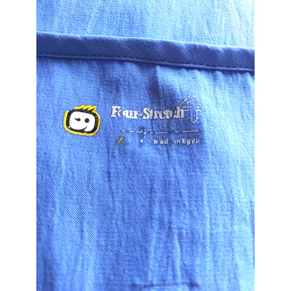 Wonder Wink Woman Scrub Top Periwinkle Blue Size X L Flaw - Picture 2 of 7